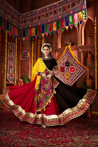 Traditional Navratri Mirror Chaniya Choli for Women