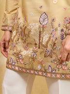 Bright Yellow Kurta Set Perfect for Weddings and Celebrations