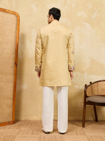 Bright Yellow Kurta Set Perfect for Weddings and Celebrations
