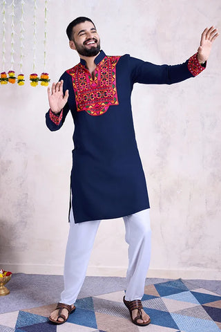 Celebrate Navratri Men's Garba New Look Kurta Style