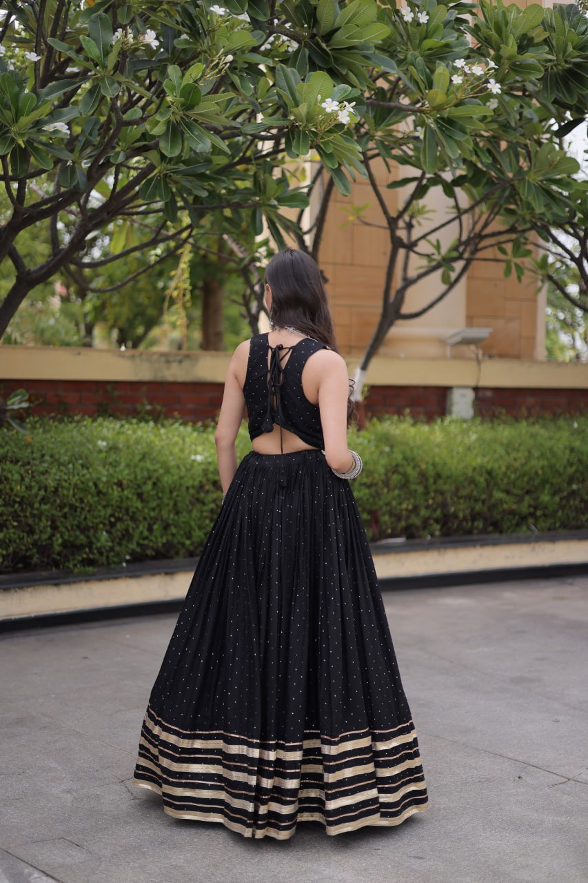 Navratri Special Reyon Gamthi Lehenga Choli Set | Tulip Designer
