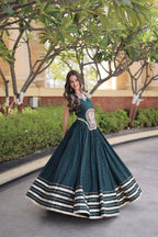 Navratri Special Reyon Gamthi Lehenga Choli Set | Tulip Designer