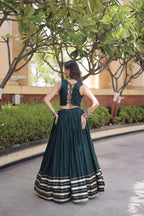 Navratri Special Reyon Gamthi Lehenga Choli Set | Tulip Designer