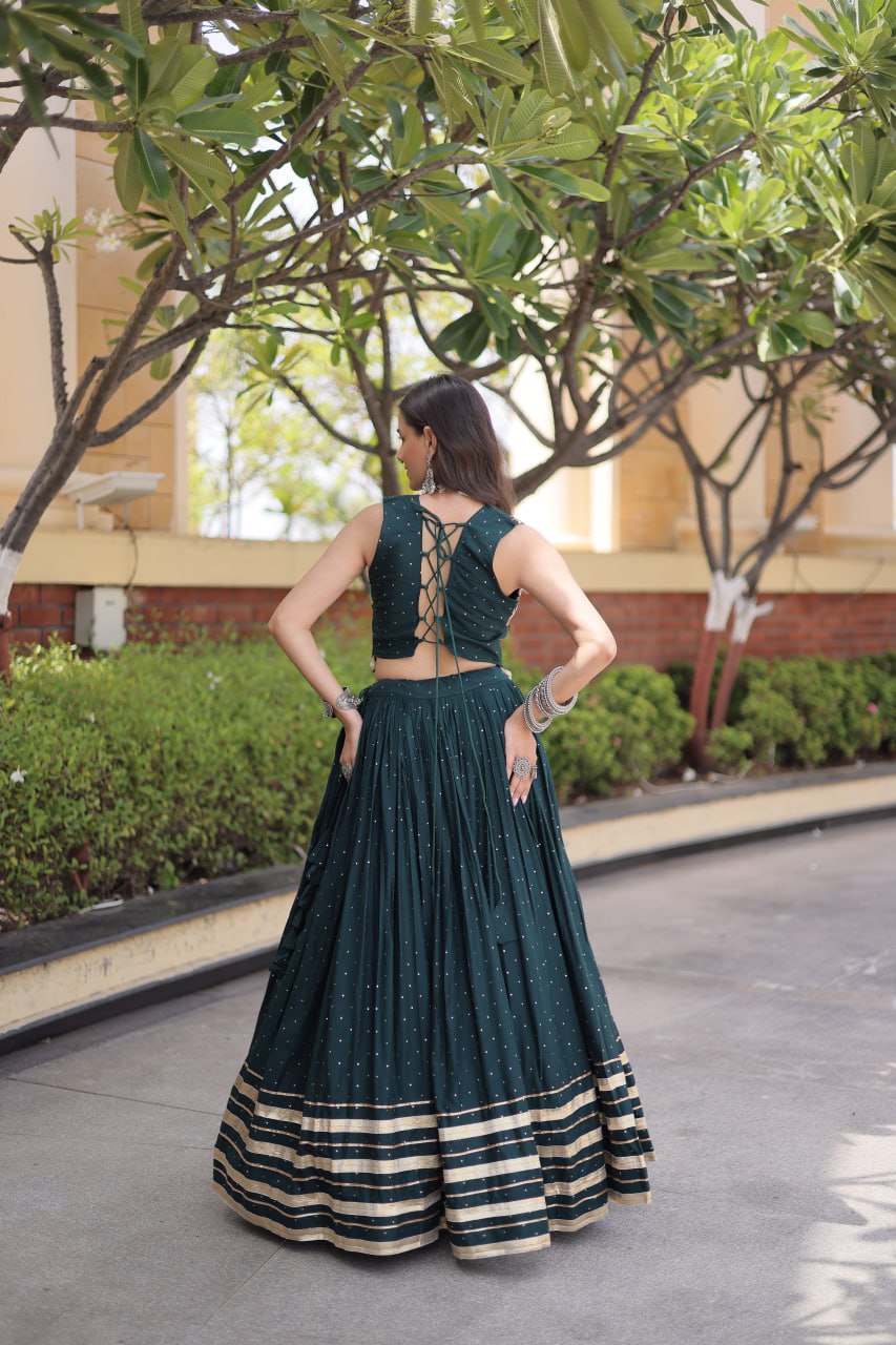 Navratri Special Reyon Gamthi Lehenga Choli Set | Tulip Designer