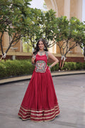 Navratri Special Reyon Gamthi Lehenga Choli Set | Tulip Designer
