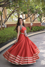 Navratri Special Reyon Gamthi Lehenga Choli Set | Tulip Designer