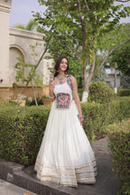Navratri Special Reyon Gamthi Lehenga Choli Set | Tulip Designer