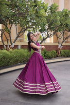 Navratri Special Reyon Gamthi Lehenga Choli Set | Tulip Designer