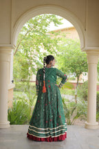 Rayon Bandhani kutchi Lehenga Shrug Set | Tulip Designer