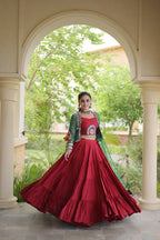Rayon Bandhani kutchi Lehenga Shrug Set | Tulip Designer