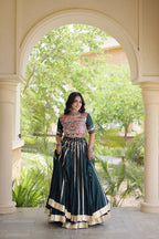 Reyon Double Ghera Lehenga Set | Tulip Designer