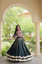 Reyon Double Ghera Lehenga Set | Tulip Designer