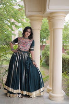 Reyon Double Ghera Lehenga Set | Tulip Designer