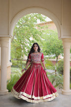 Reyon Double Ghera Lehenga Set | Tulip Designer