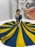 Stunning Cotton Ribbon Work Lehenga Choli For Navratri | Tulip Designer