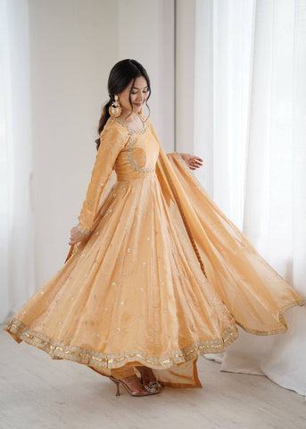 Stunning Fandy Silk with Coading & Sequence work Wedding Suit Set