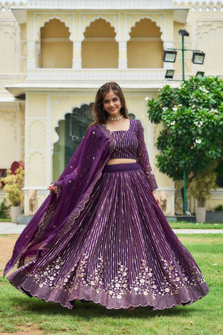 Premium Faux Georgette Ready to Wear Lehenga Choli