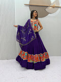 Designer Cotton Mirror Lehenga Set | Tulip Designer