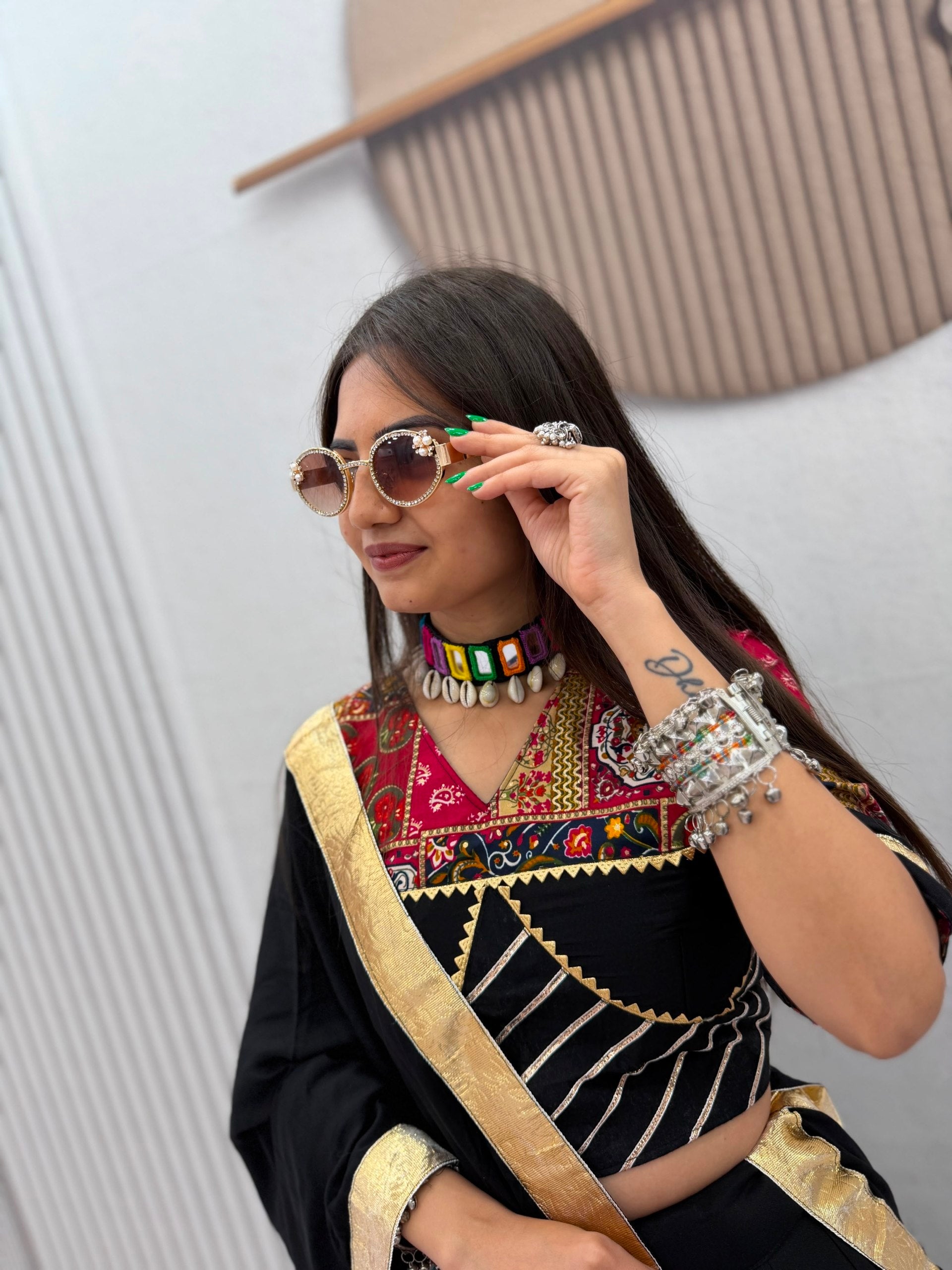 Navratri Cotton Printed Lehenga Set | Tulip Designer