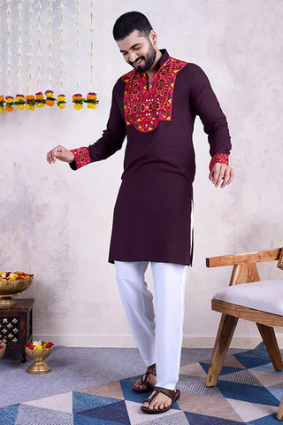 Traditional Men's Kurta for Navratri Garba Nights